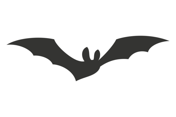 Bat Stencil: The Black Animal Silhouette for Bold Design