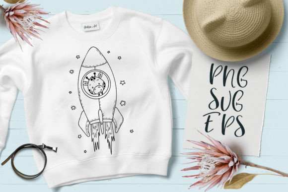 Cute Giraffe Happy Baby Animal SVG & EPS: Design Joy
