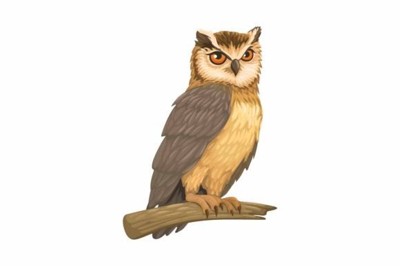 Owl Bird Animal Illustration Vector: Bringing Nature to Your Designs