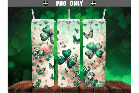 St Patricks Day Animal Print Clovers: A Bold Design Choice