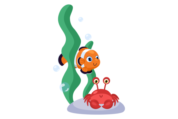 Underwater Animal. Ocean Bottom Nature C: A Deep Dive